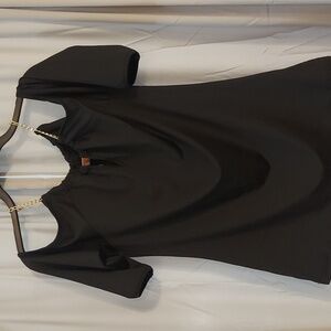 Black Cold Shoulder Shirt